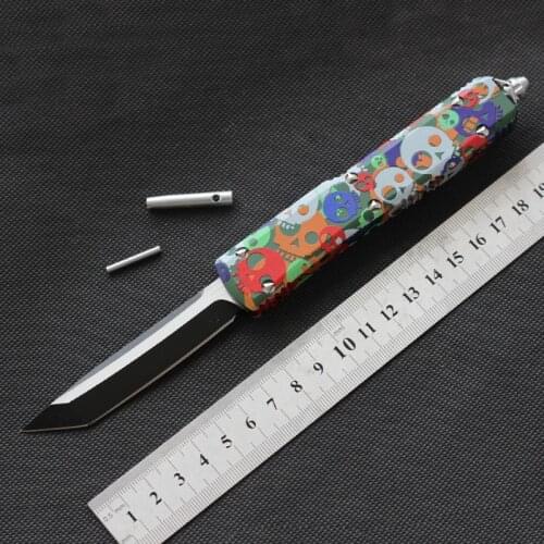 Hifinder 70 Tanto Knives Green Style aluminum handle D2 Steel Blade Camping hunting tactical survival tool outdoor fishing EDC