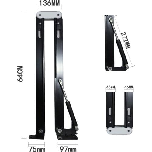 Folding Accessories Table Bar Shelf Bracket Furniture Hardware set Home Improvement Materials