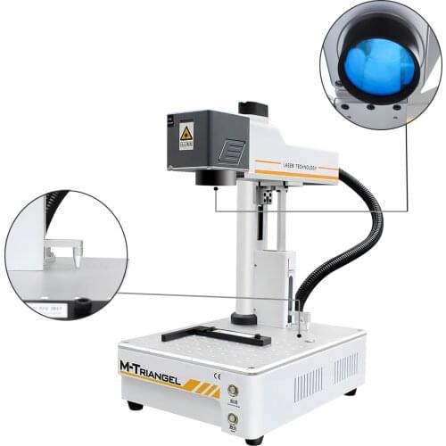 M-Triangel Mgone 20W CNC Laser Engraver DIY Logo Mark Printer Cutter Laser Engraving Machine Mobile phone Back Glass Remover