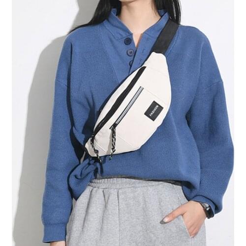 Men Chest Bag Waist Fanny Pack Belt Pouch Travel Hip Bum Shoulder Bags Purse