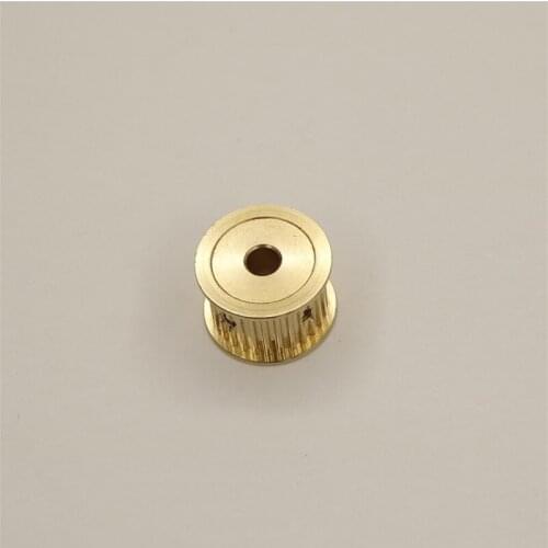 MXL 28 teeth copper Timing Pulley Bore 5mm Synchronous wheel belt width 10mm CNC High Quality Engraving Machine Accessories