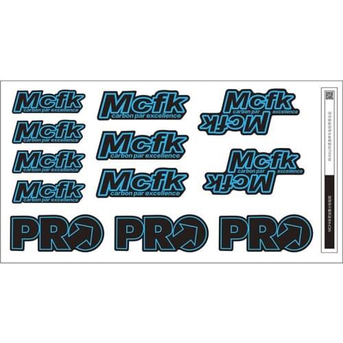 MCFK Sticker for Road Bike Mountain Bicyle Frame Fork Cycle Decal Small Mark Bicycle Stickers