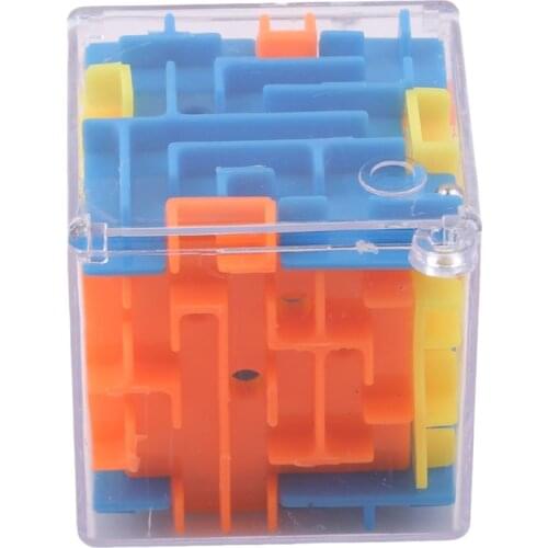 New Maze Magic Cube Puzzle 3D Mini Speed Cube Labyrinth Rolling Ball Toys Puzzle Game Learning Toys For Children