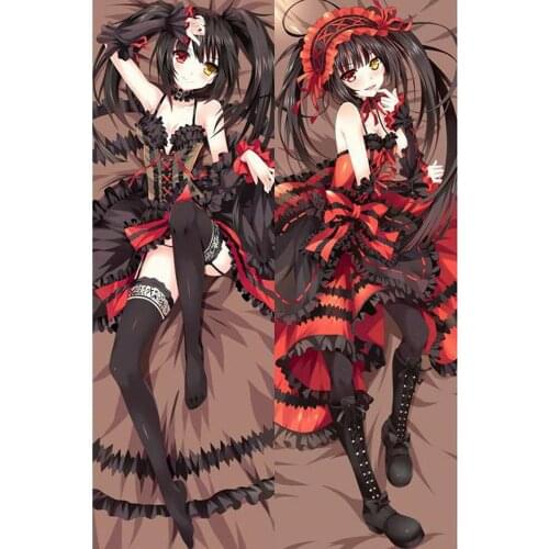 New Japanese Cool Anime BL DATE A LIVE Tokisaki Kurumi Throw Otaku Dakimakura Gift Bedding Hugging Body Pillow Case 150x50 CM