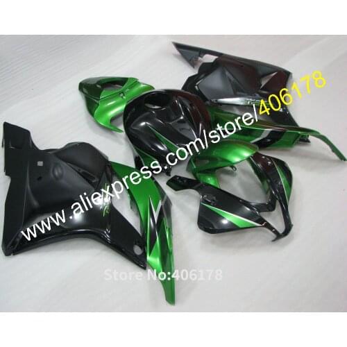 Wholesale Customized Fairing Kit For Honda F5 CBR600RR 2009-2012 Black Green Fairings (Injection Molding)