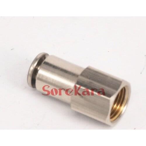 3/8" BSP Female to Fit Tube O/D 12mm Pneumatic Nickel Brass Push In Connector Union Quick Release Air Fitting Plumbing