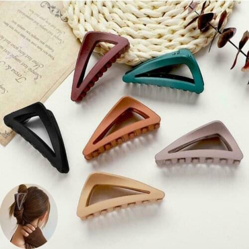 Popular Hair Clips Women Shark Clamps Hair Accessories Matte Fashion Large Hair Clamps