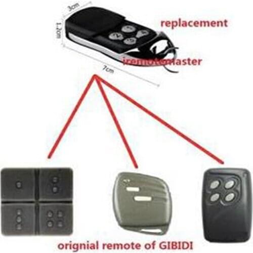 2pieces GiBiDi AU1600 , GiBiDi Domino Compatible Multi garage door remote control