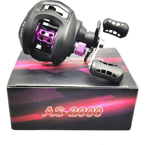 Ultralight Baitcasting Fishing Reel Handle Line Spoon AS2000 High Speed7.0:1 Metal Magnetic Brake Bait Casting Fishing Coil Reel