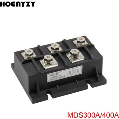 MDS Series Three-Phase Bridge Modules MDS300A 300A 1600V 3-Phase Diode Rectifier MDS400A 400A Radiator Copper Base