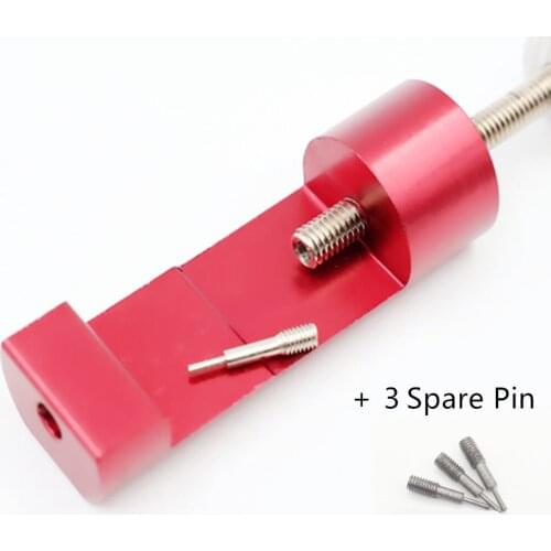 Universal Watch Tools Adjustable Base Height Metal Watch Repair Tool Kit Watch Hands Tool Set 4 Extra Pins