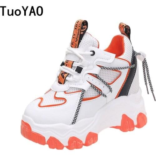 Sneakers Women Platform Shoes Breathable Sport Ladies Trainers Casual Thick Bottom Designer Chunky Sneakers Women Zapatos Mujer