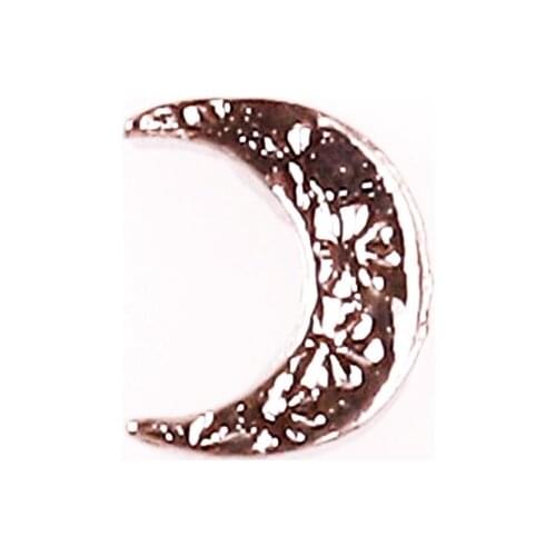 20Pcs/lot F764 Pattern Moon Locket Floating Charms Making Living Locket Jewelry Supplies