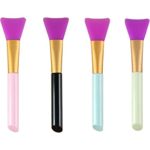 3pcs Soft Silicone Makeup Facial Mud Mask Brush Cosmetic Foundation Gel Applicator DIY Mixing Tools Kit