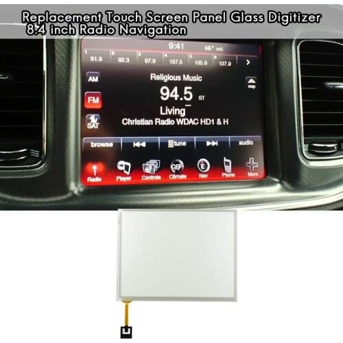 8.4 Inch Press Screen Panel Glass Digitizer Replacement for Chrysler Dodge Ghibli Uconnect 3 RB5 RE2 Radio Navigation