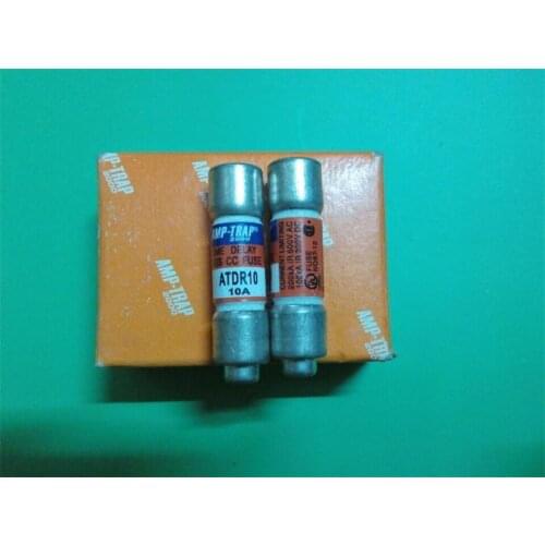 Free shipping 5pcs ATDR 10 AMP-TRAP 10X38 ceramic delay Farey fuse / fuse 10A Mersen