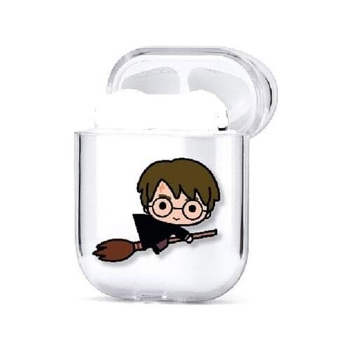 Harries Magic School Wireless Earphone Case For Apple AirPods Potter Silicone Charging Headphones Case Protective Cover