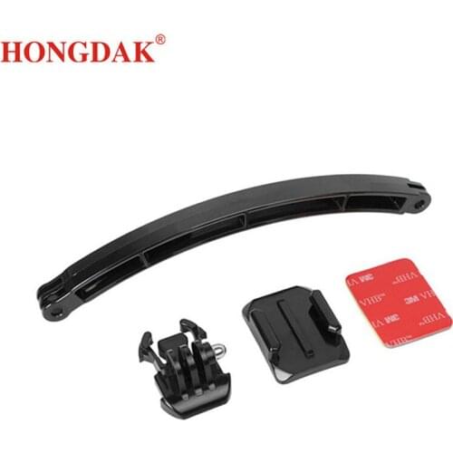 HONGDAK Helmet Extension Adhesive Arm with Mount Base for Gopro Accessory