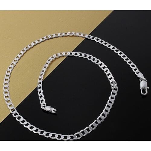 Noble fashion men women bset gift silver color 4MM width nice lovely cute chain snake Necklace Christmas gift Jewelry