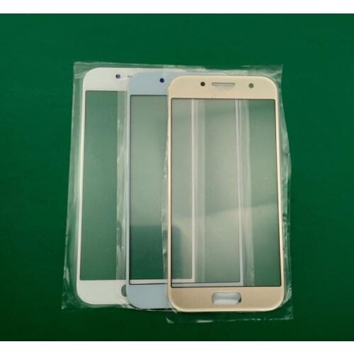 10pcs outer glass+oca film Front Screen Outer Glass Touch Outer Cover Panel LENS For SM A320 A520 A720 (A3 A5 A7 2017)