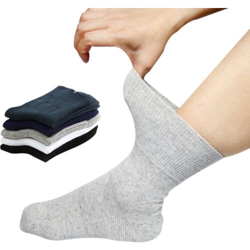 Diabetic Socks Prevent Varicose Veins Socks for Diabetes Hypertensive Patients Bamboo Cotton Material 4pcs/lot 0064