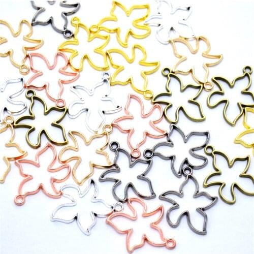 YuenZ 10pcs 2020 New Product starfish Charms Pendant For Metal Alloy Jewelry Marking 28*22mm D7139