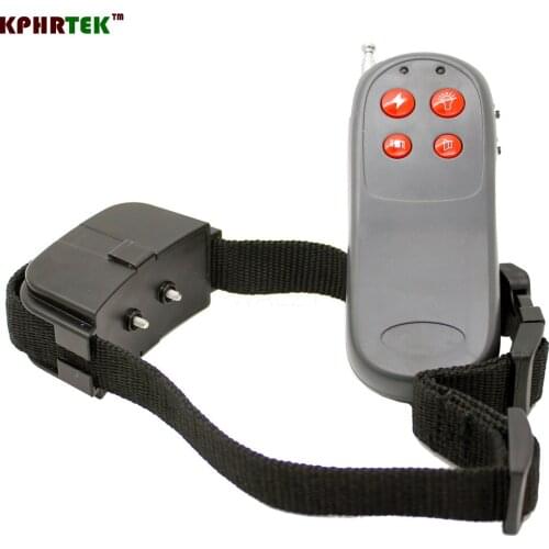 Remote Control Training Device Pet Trainer Dog Stop Barking Collar LED Light+Electric Shock+Shake+Whistle
