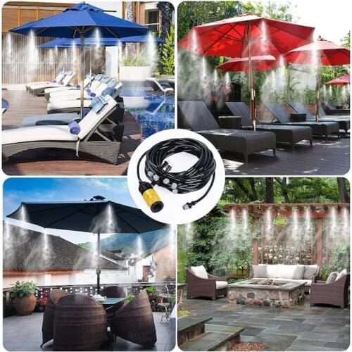 Patio Greenhouse Pool Areas Water Mist System Outdoor Cooling Kit 463350481