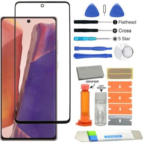 Front Touch Screen Glass Replacement Tool Kit for Samsung Galaxy Note20 Ultra Screen Replacement Accessories For Mobile Phones