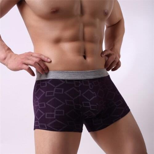 Health cotton Men Boxer Soft Breathable Underwear Male Comfortable Solid Panties Underpants Boxer shorts Homme For Men 2019