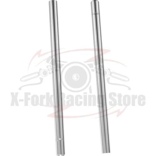 Front Fork Inner Tubes 1 Pair Shock Pipes Silver Pair For SUZUKI GS250 1996 1999 GS400 1977-1979 1992 GS425 1988 1992 GS450 1996