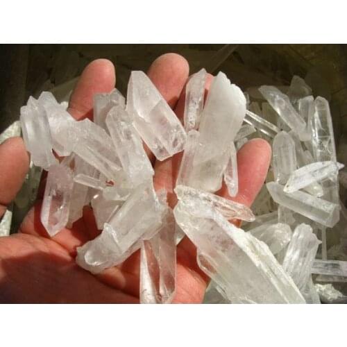 1000g natural rough quartz crystal original pointS