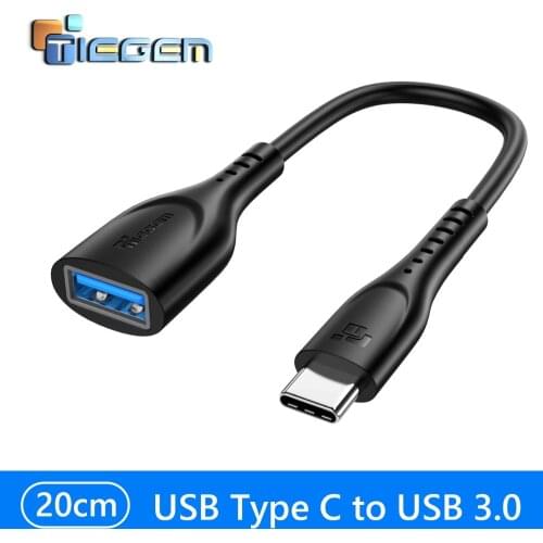 Tiegem USB C Adapter OTG Cable Type C to USB 3.0 USB 2.0 Thunderbolt 3 OTG Type-C Adapter for Samsung Xiaomi MacBook USBC OTG