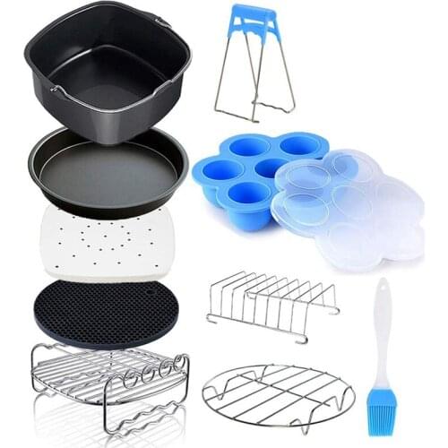 Air Fryer Accessories Compatible for Air Fryer, COSORI and Deluxe Deep Fryer Accessories Set of 12-6.5