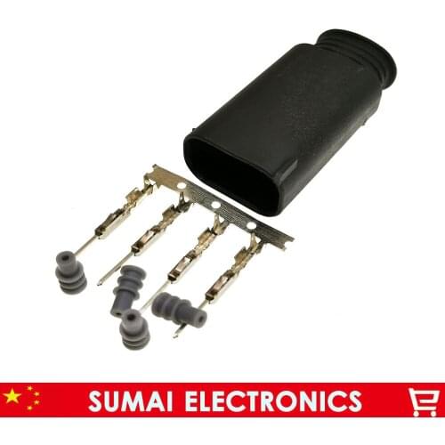 AMP/TE 4Pin male auto Oxygen Sensor Plug, AV audio and video plug connector for BMW Mercedes-Benz etc