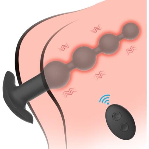 Anal Vibrators Male Prostate Massager Anal Beads Butt Plug Vibrators Dildo Remote Control Anal Plug Adult Sex Toys For Woman Men