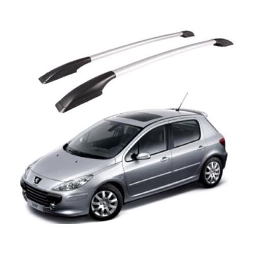 For Peugeot 307 hatchback Car Aluminum Alloy Roof rack Luggage Carrier bar Car Accessories