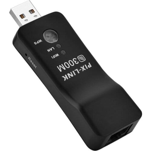 300Mpbs Portable Wireless WiFi Range Extender for Smart TV Network Adapter Universal HDTV RJ45 Lan Port Repeater AP USB WPS