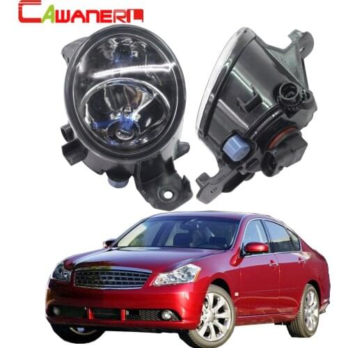 Cawanerl For Infiniti M35 2008-2010 100W H11 Car Accessories Halogen Fog Light Daytime Running Lamp DRL 1 Pair