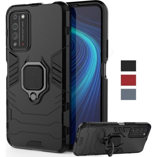 For Huawei Honor X10 Max Case Cover Honor 9X 20 30 Pro Lite Magnetic Ring Holder Silicone Armor Phone Bumper Back Case Honor X10