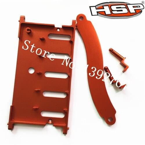 RC HSP Upgrade Parts 180012 Battery Holder W/Covers(Al.) For 1/10 Nitro Power Remote Control Car Crawler Truck PANGOLIN