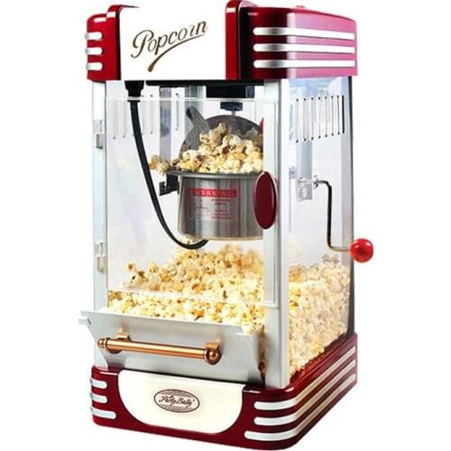 Electric Automatic Popcorn Machine Industrial Commercial Popcorn Machine Ball-type Household Cereal Bag Machine