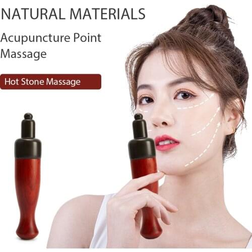 Natural Hot Stone Needle Electric Beauty Eye Pencil Anti Eye Bag Anti Wrinkles Remove Dark Circles Eye Massage Relaxation Tool