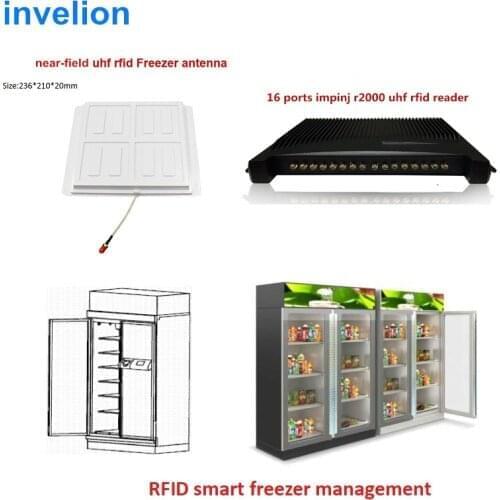 Refrigerator inventory uhf 8dbi rfid antenna SMA uhf short range circular antenna IP67 for Asset smart shelf tracking system