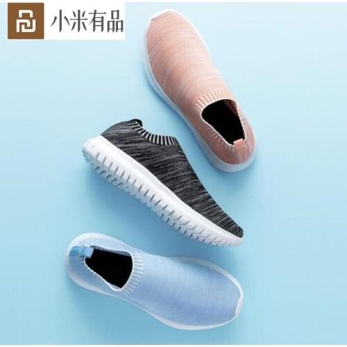 Youpin UREVO Leisure Light Sneaker Sport Gym Shoes Lightweight Ventilate Elastic Wearable Outdoor Sport Shoes for Men/Women C2