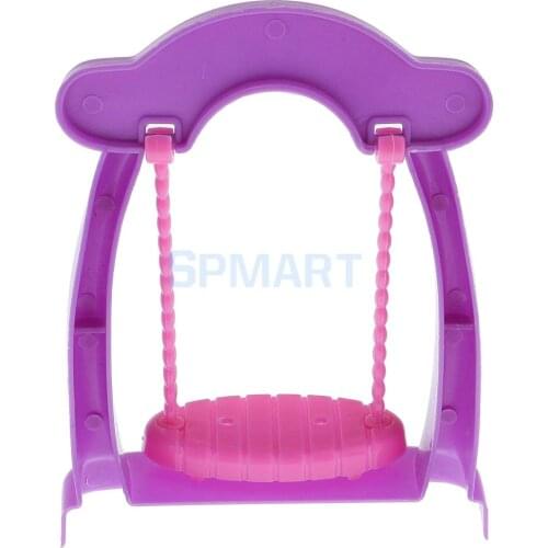 Dolls Furniture Swing for Baby Dollhouse Garden Amusement Park Kid Girl Play Toy Gift