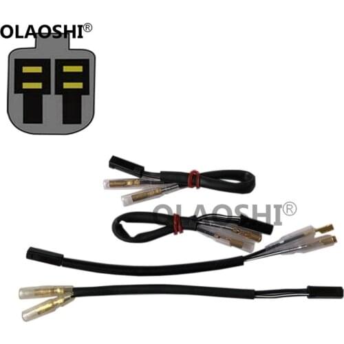 Motorcycle 12V Turn Signal Indicators Wiring Connectors Wire Adapters For YAMAHA03-05 R6 YZFR6 06-09 R6S - YZFR6S 02-03 YZFR1