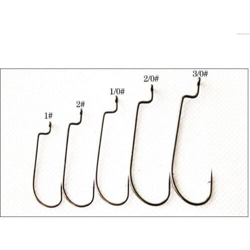 New Fishing Hooks Gamakatsu Type Narrow Abdomen Grank Hook,1#/2#/1/0#/2/0#3/0# Soft Lures Hook, Fishing Hook