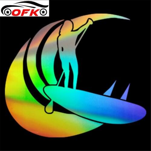 OFK OfGirls Stand Up Paddle Board Sup Surf Car Wall Home Glass Window Door Car Sticker Laptop Auto Truck