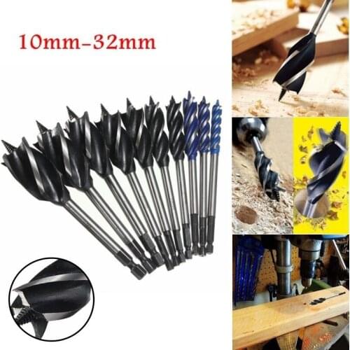 XNEMON 10-32mm Twist Drill Bit Drill Bit For Wood Cut Suit for woodworking Set Wood Fast Cut Auger Carpenter Joiner Tool